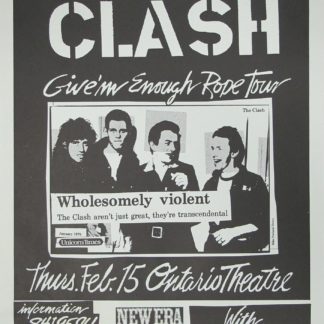 The Clash Poster (Click For full image)