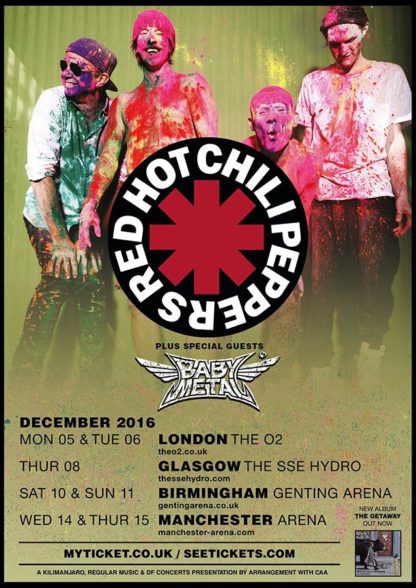 Red Hot Chilli Peppers Poster (Click For full image)