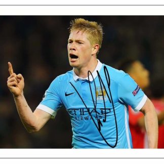 KEVIN DE BRUYNE autograph (Click for full image)