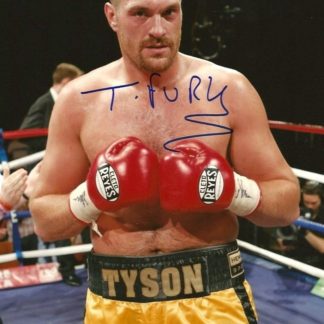 Tyson Fury Autograph (Click for full image)