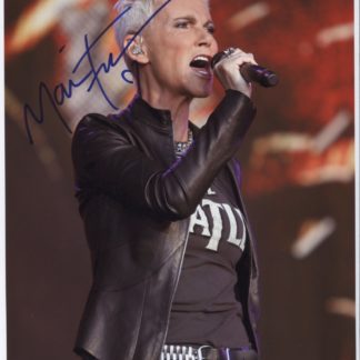 Marie Fredriksson, Roxette Autograph (Click for full image)