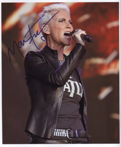 Marie Fredriksson, Roxette Autograph (Click for full image)