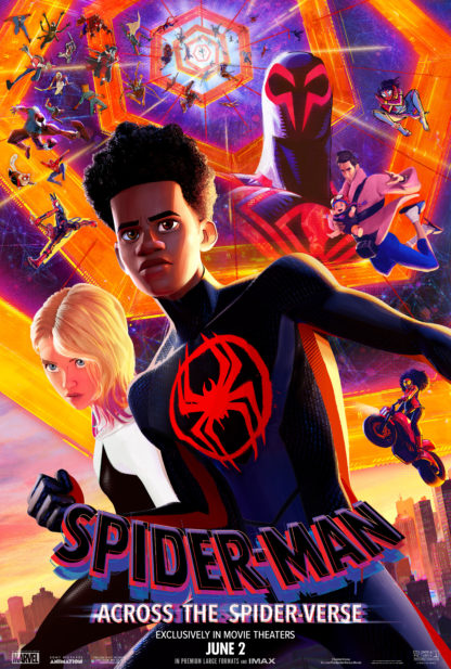 Spider Man Across The Spider Verse Movie Poster  (click for image)